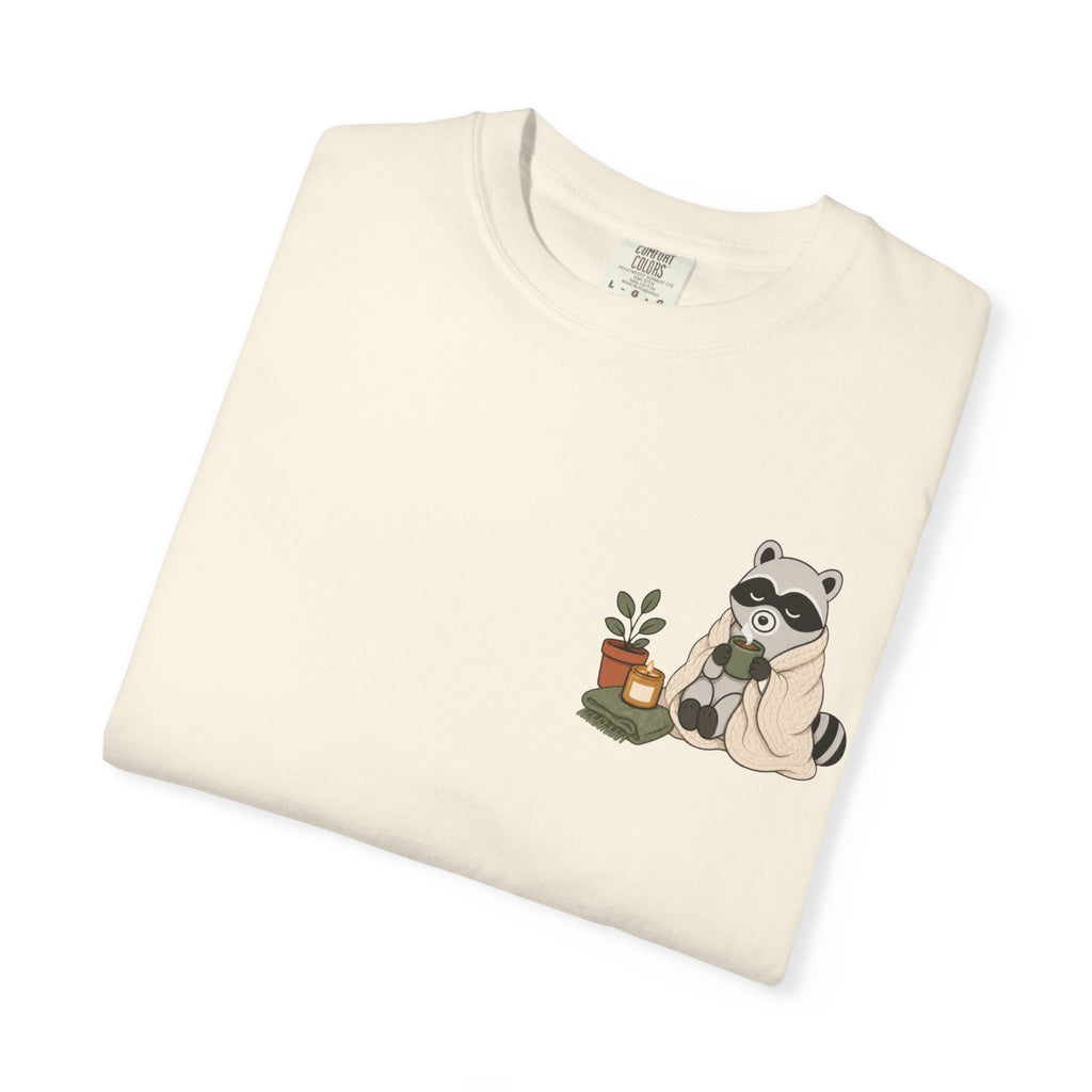 Cozy Raccoon "Officially Unbothered" T-Shirt