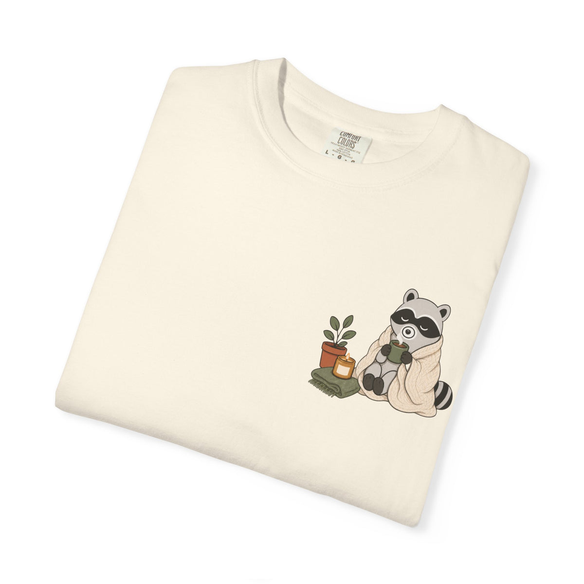 Cozy Raccoon "Officially Unbothered" T-Shirt