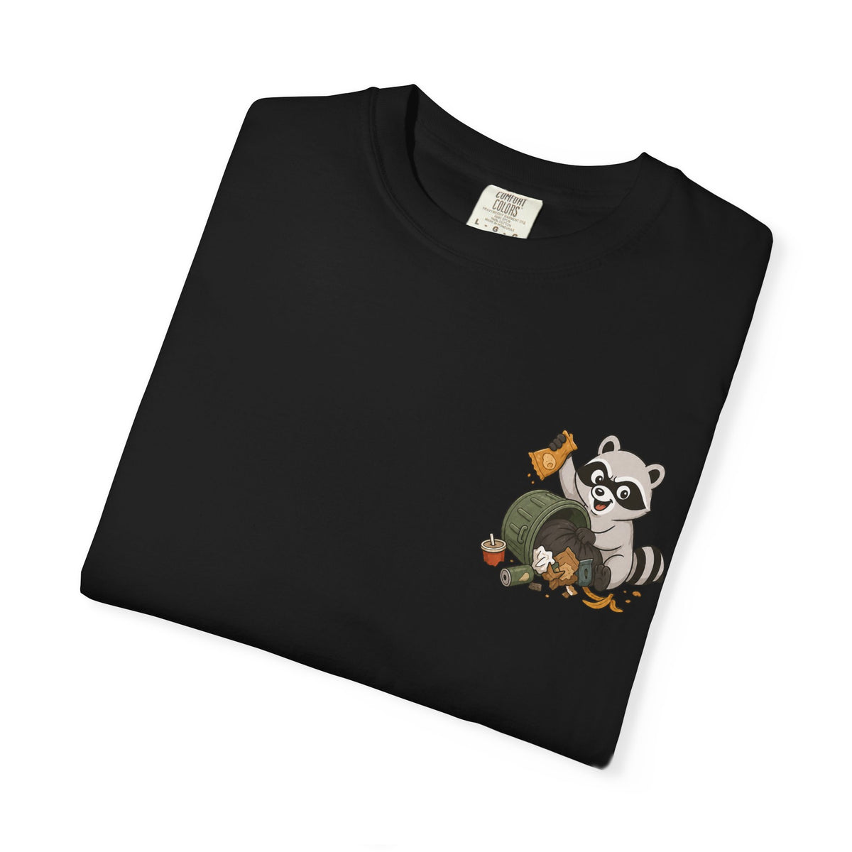 T-Shirt — "Certified Chaos Gremlin" Cute Raccoon Graphic Tee