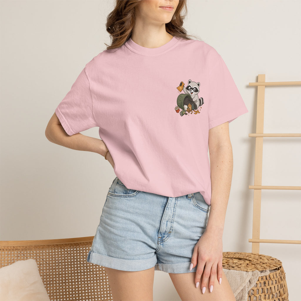 T-Shirt — "Certified Chaos Gremlin" Cute Raccoon Graphic Tee