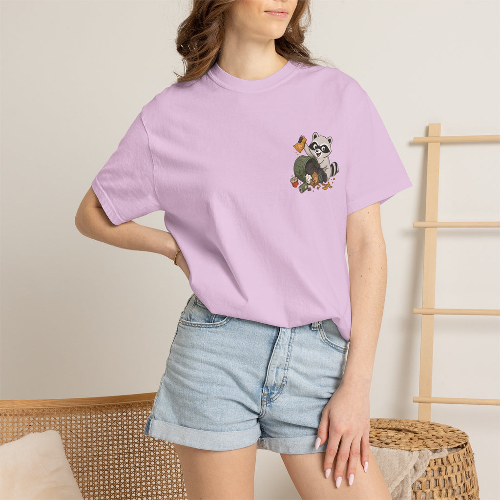 T-Shirt — "Certified Chaos Gremlin" Cute Raccoon Graphic Tee